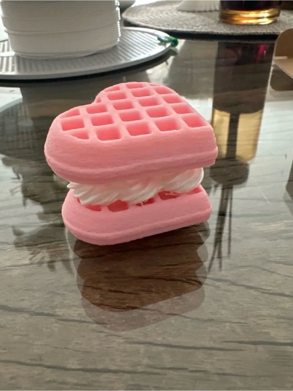 HEART WAFFLE Fidget Clicker - Picture 5 of 8
